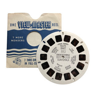 Sawyer's Single view-master Reel 552 Chichicastenango Guatemala HL hand-lettered
